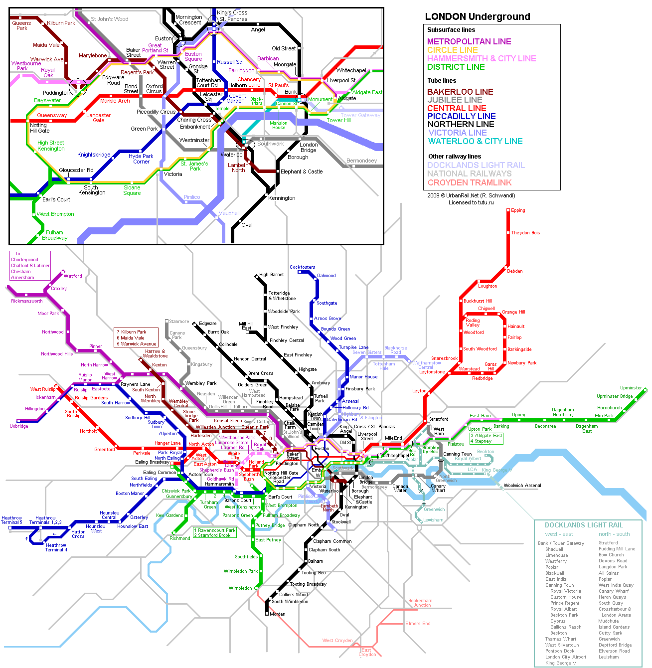 Карта метро г.Лондон. Схема метрополитена: Лондон.?>