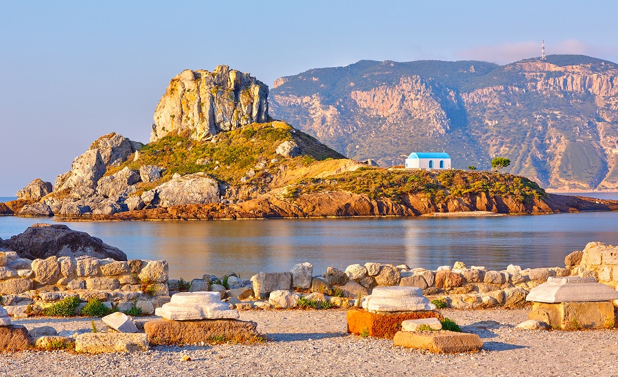 Остров Кастри. Кос, Греция.